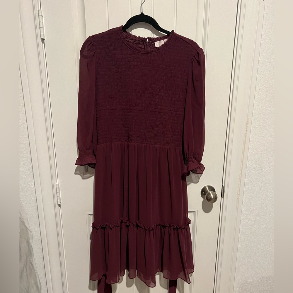 Rachel Parcell Maroon Cocktail Dress